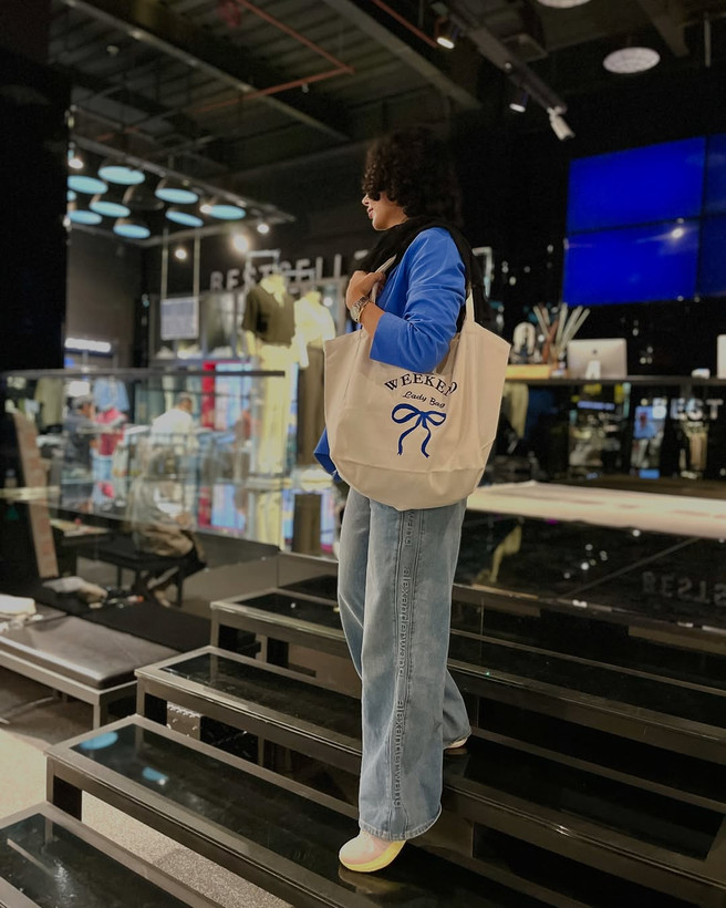 توتبگ پاپیون آبی Weekend Lady Bag
