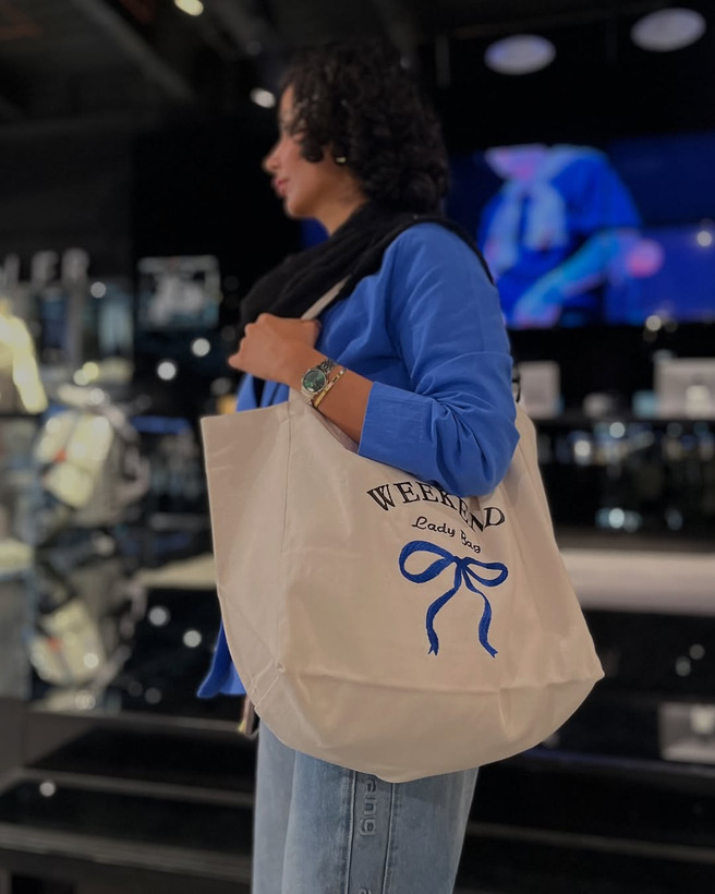 توتبگ پاپیون آبی Weekend Lady Bag